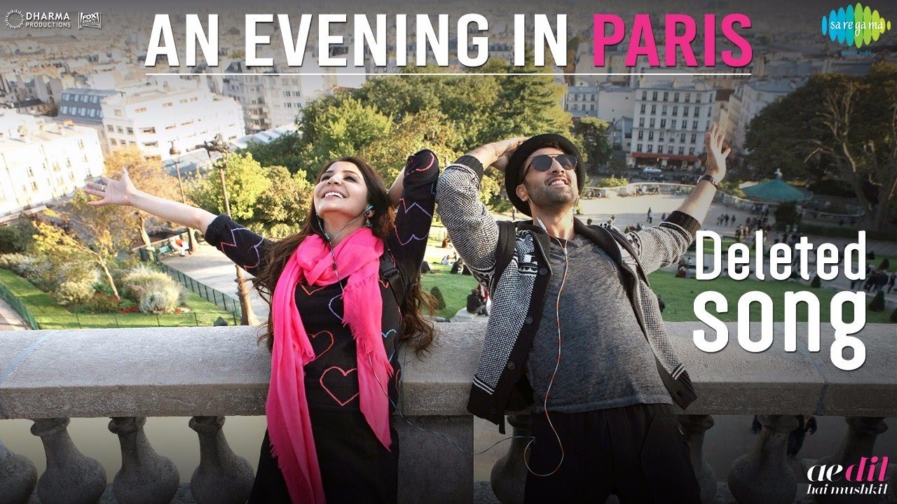 An Evening In Paris Lyrics  | Ae Dil Hai Mushkil | Aishwarya Rai Bachchan, Ranbir Kapoor | Mohammed Rafi | Jaikishan Dayabhai Panchal, Shankar Singh Raghuvanshi