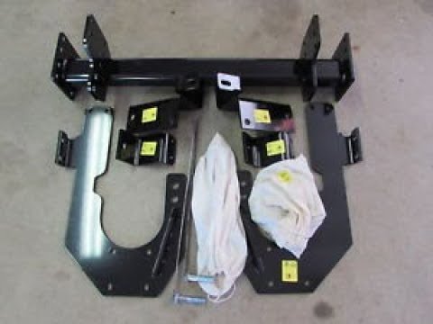 Installing Meyer 17162 mounting carton on a 2000 F350.