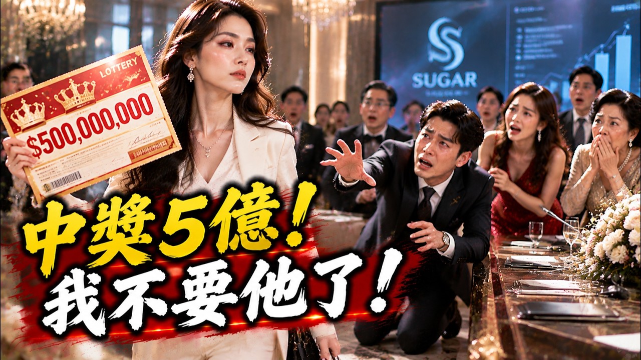 丈夫中了5個億彩票後，公開宣布跟我離婚要娶情人！我簽下離婚協議轉身離開，他不知那張彩票尾號差了?