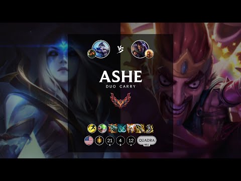 Ashe ADC vs Draven - NA Grandmaster Patch 12.7