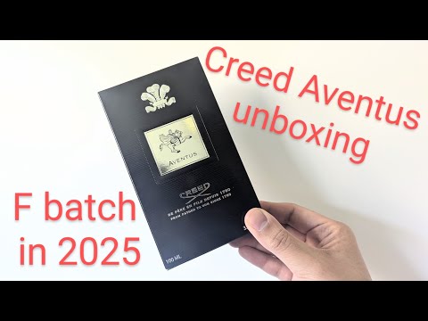 Unboxing Creed Aventus 100ml F batch in 2025
