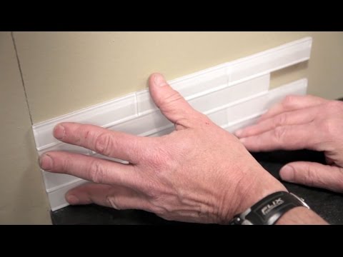 Aspect Matted Glass Backsplash Installation Video