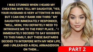 I Found Out That My Cheating Wife Was Discussing Her Lovers And Me With My Daughter...