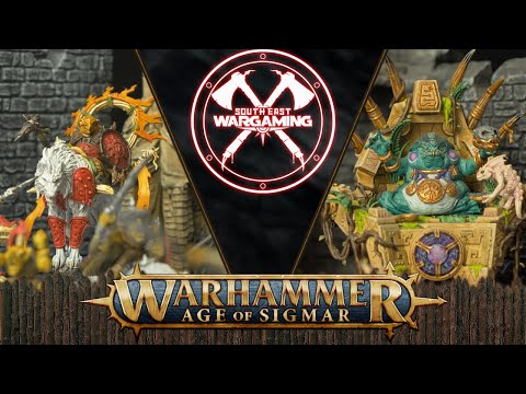**WARHAMMER: AGE OF SIGMAR** Gloomspite Gitz vs Seraphon Battle Report