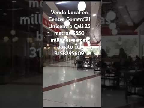 Locales y Bodegas, Venta, Centro Ccial. Unicentro - $550.000.000
