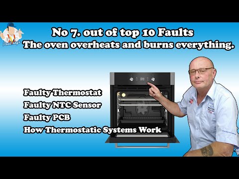 Fault 7 Cooker Oven overheats and burns eveything