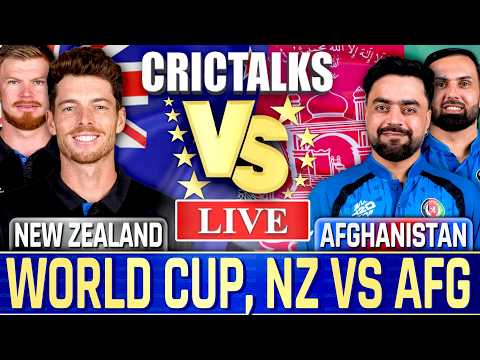 🔴 NZ vs AFG Live Match Today, World Cup, Live Cricket Scores Commentary, New Zealand v Afghanistan