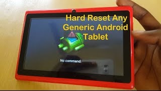 Reset any Generic or Chinese Android Tablet Easy