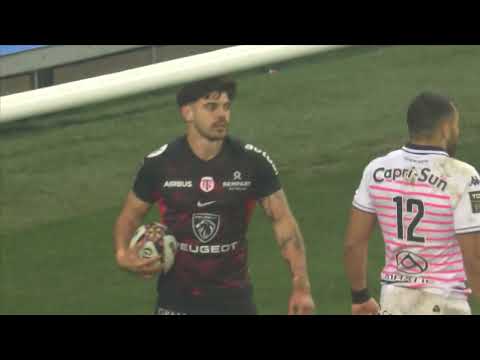 TOP 14 - Essai de Romain NTAMACK (ST) - Stade Toulousain - Stade Français Paris