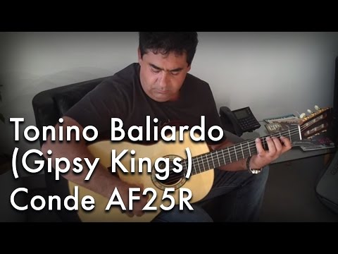 Tonino Baliardo (Gipsy Kings) on a Conde AF25R