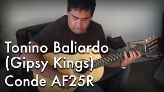 Tonino Baliardo (Gipsy Kings) on a Conde AF25R
