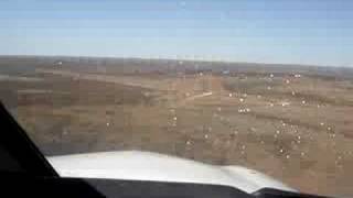 preview picture of video 'Landing at Tennant Creek, Australia, Rwy 11, Cockpit View'