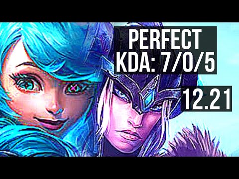 GWEN vs SEJUANI (TOP) | 7/0/5, 500+ games, Godlike | KR Master | 12.21