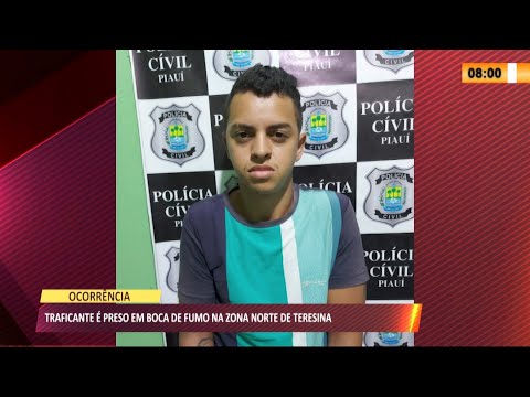 Após denúncia aní´nima, traficante é preso em boca de fumo na zona norte de Teresina 19 07 2021