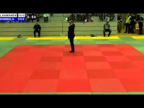 Judo U21 SM 2014: M21-81: LAAMANEN - HANNULA