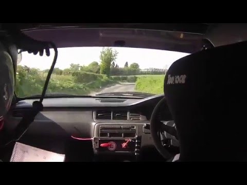 Aarron Watters and Paddy Carroll Carlow rally 2016