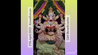 17th April 2023 – Annadhanam by our Trust