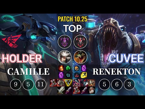 RW Holder Camille vs CuVee Renekton Top - KR Patch 10.25