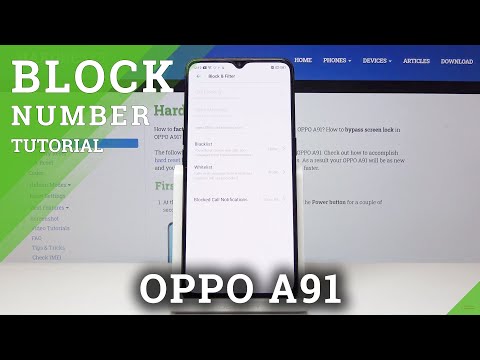 How to Block Number in OPPO A91 – Create Blacklist