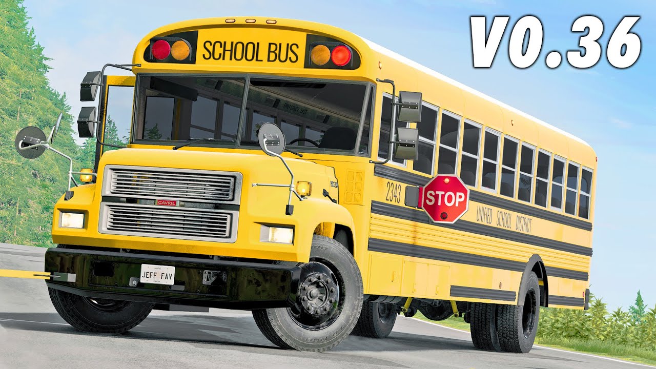 School Bus and The New BeamNG Update!