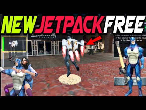 NEW TRICK JETPACK Free In Rope Hero | ROPE HERO VICE TOWN | RB X GAMING