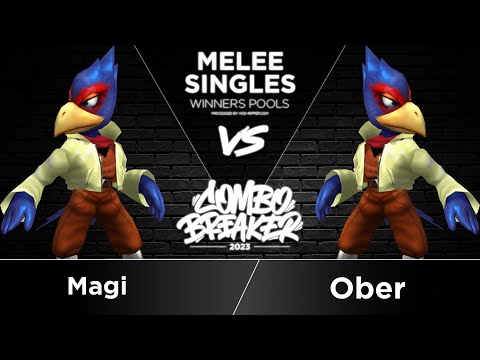 Magi (Falco) vs Ober (Falco) - Melee Singles Winners Top 64 - COMBO BREAKER 2023