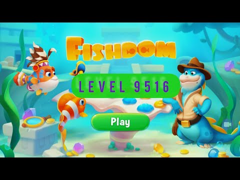 Fishdom game level 9516 #fishdom #youtube