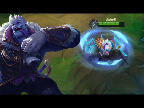 Wild Rift: Frozen Prince Mundo Skin Gameplay