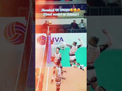 Himal sunari magar 🇳🇵🏐🏐🇳🇵#spike #volleyballlife #volleyballplayer #foryou#nepal #shorts #volleyball