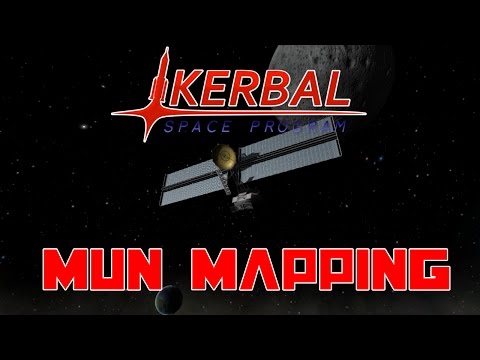 Kerbal Space Program - SCANsat Mapping the Mun