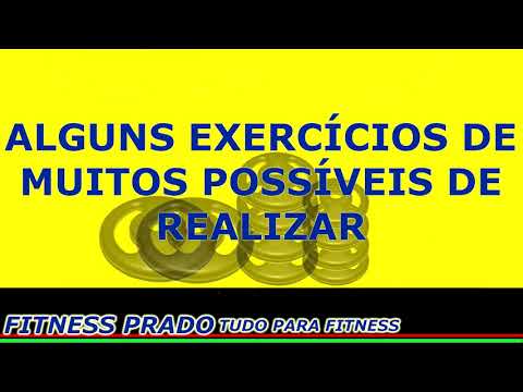 Barra W + 2 de 40 Maciça + 30KG de anilhas pintadas