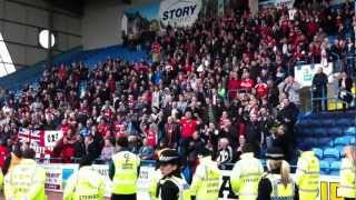 preview picture of video 'Charlton players celebrate promotion with supporters'