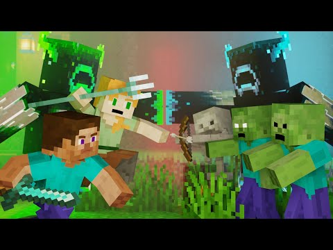 WARDEN VILLAGE : Attack Suddenly - Episode 5 - Alex and Steve Life (Minecraft Animation)