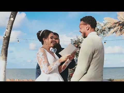 Nossos votos de casamento!