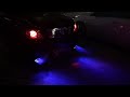 Tuningová koncovka výfuku - s červeným / modrým LED podsvietením - Video Youtube