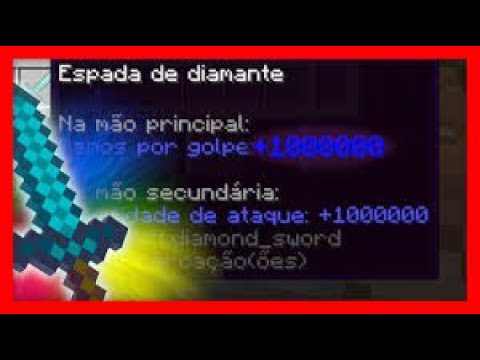 Como fazer a espada com UM MILHÃO de dano