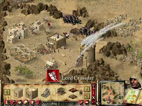 Stronghold Crusader Mission #28 A Place Of Rest Game Play Pes Games Collections