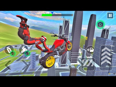 GT Moto Stunt Driving Simulator 3D - New Extreme Impossible Ramp Moto Bike - Android Sim Games