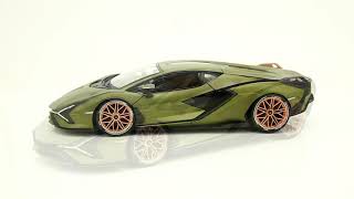 Bburago 1:18 TOP Lamborghini Sián FKP 37 Red