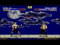 Ultimate Mortal Kombat Trilogy Genesis Johnny Cage MKI Hardest No Continues