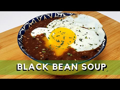Hearty Black Bean Soup | Sopa de Frijoles Nicaraguense