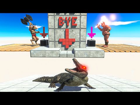 THE FALLING FLOOR CHALLENGE | Infernals Vs Fantasy - Animal Revolt Battle Simulator