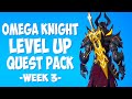 *NEW* OMEGA KNIGHT GOLD SWORD / BACK BLING - WEEK 3 ALL QUEST LOCATIONS (Fortnite Battle Royale)
