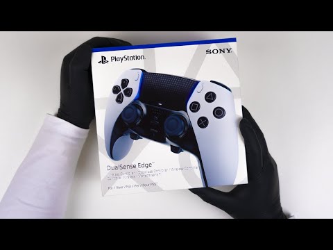 Sony PlayStation PS5 Pro Dual Sense Edge Wireless Controller Unboxing - ASMR
