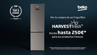 Beko Frigoríficos HarvestFresh™: Inspirado en la naturaleza anuncio