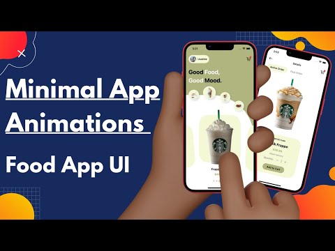 SwiftUI Minimal App Animations - Food App UI - Xcode 14 - SwiftUI Tutorials