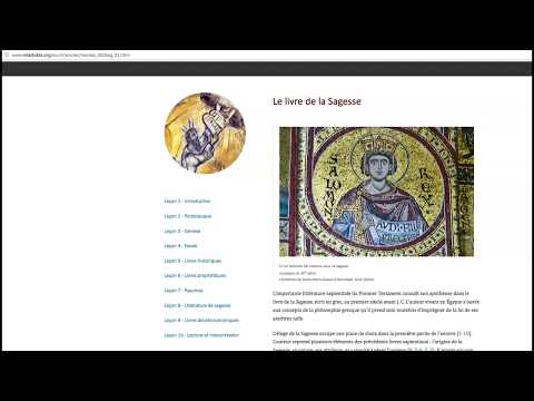 Le Livre de la Sagesse (1) Lecture audio