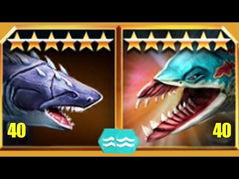 EDESTUS  Vs MEGALODON - Jurassic World The Game