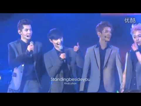 [Fancam] 140420 EXO-M Interview at Nanjing Best of Best Concert