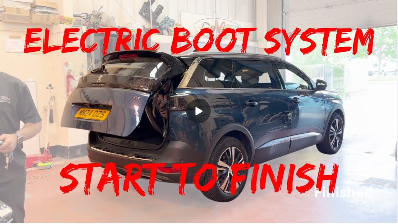 Electric Boot System Adaptation to Peugeot 5008